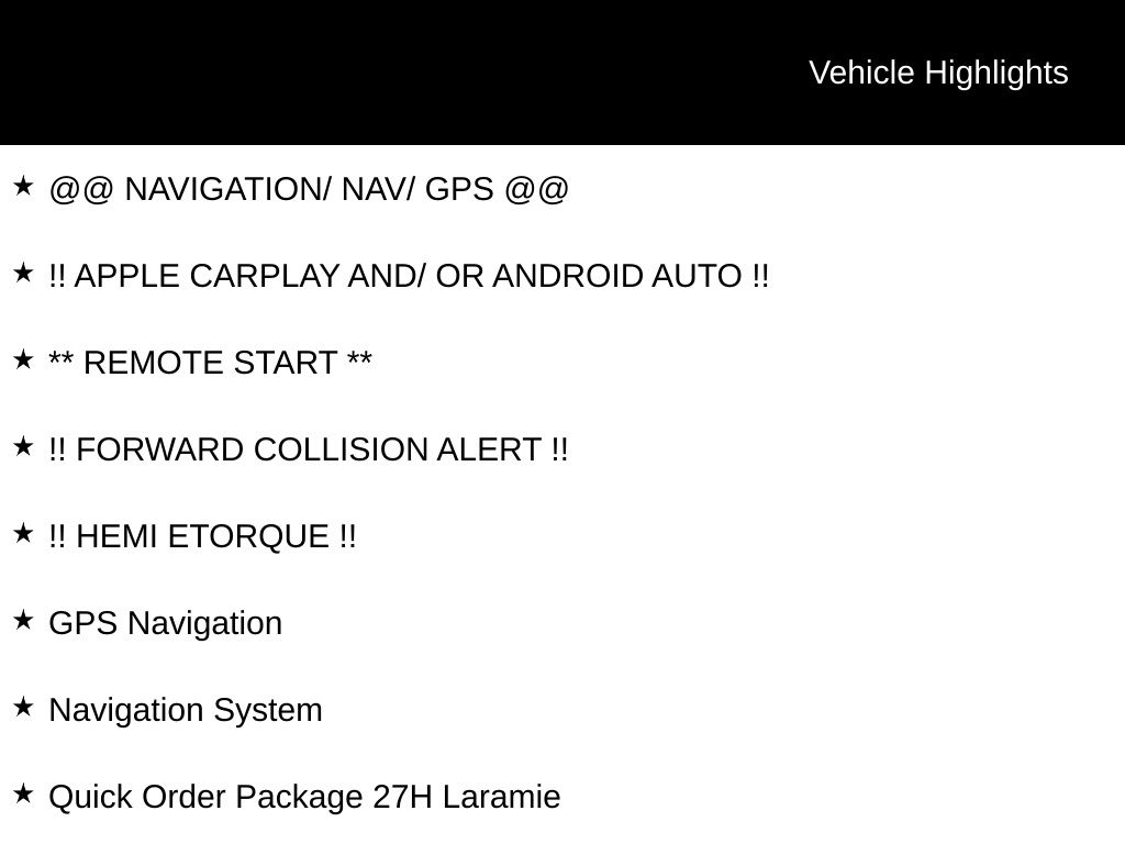 Used Car 2024 Ram 1500  Laramie For Sale Under $35,000 In Taylor, Texas