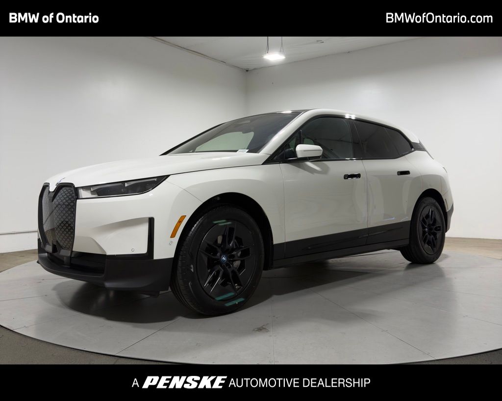 Alpine White 2023 BMW iX xDrive50 AWD SUV / Crossover All-Wheel Drive Automatic