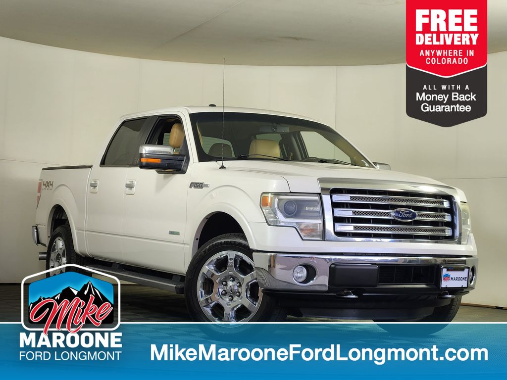 White Platinum Clearcoat Metallic 2014 Ford F-150 Pickup Truck Four-Wheel Drive 6-Speed Automatic