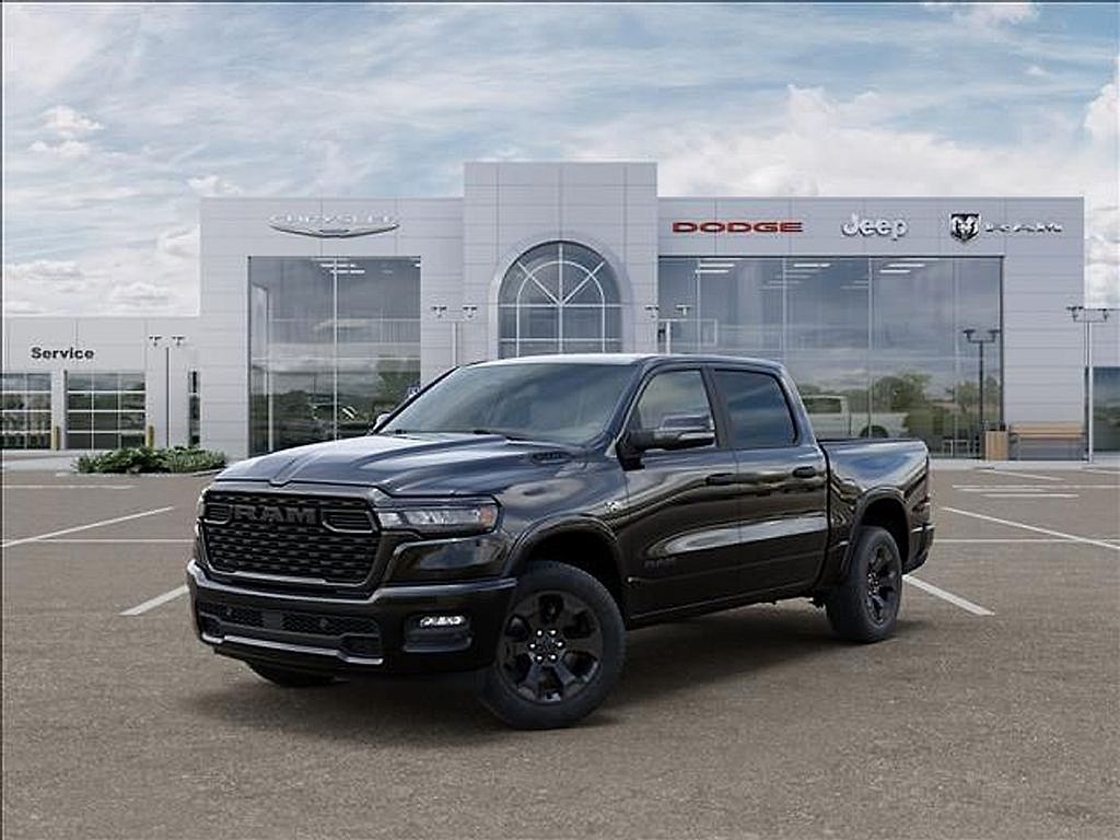 Diamond Black Crystal Pearlcoat 2026 RAM 1500 Big Horn Crew Cab 4WD Pickup Truck Four-Wheel Drive 8-Speed Automatic