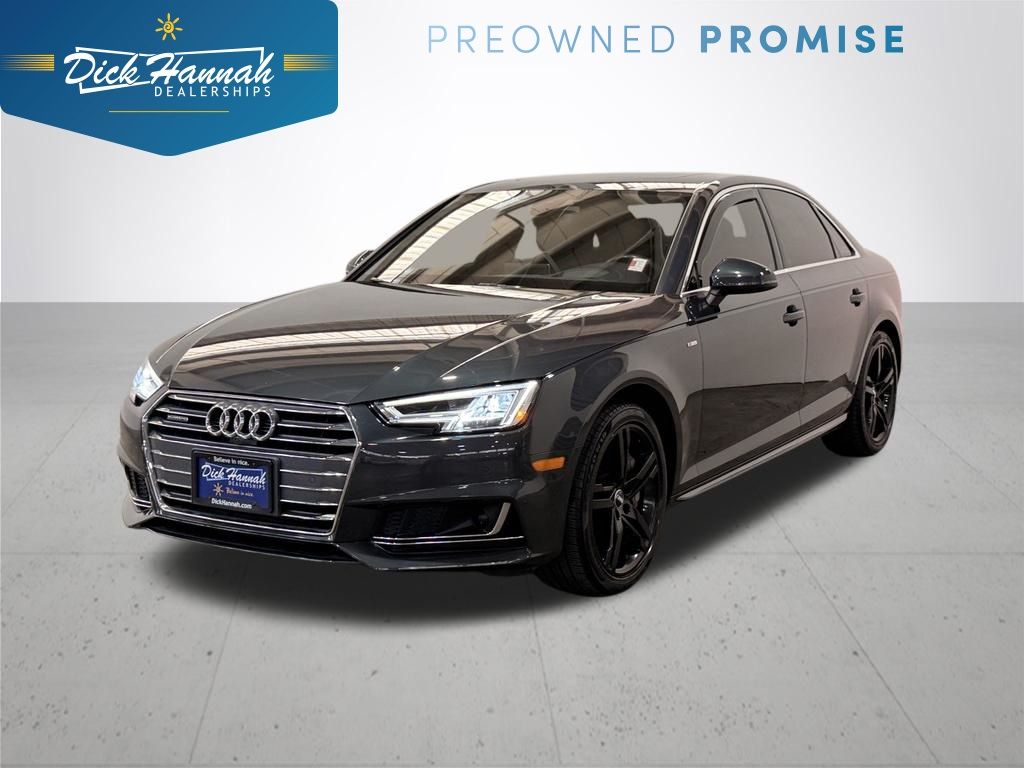 Gray Metallic 2017 Audi A4 2.0T quattro Prestige AWD Sedan All-Wheel Drive 7-Speed Automatic