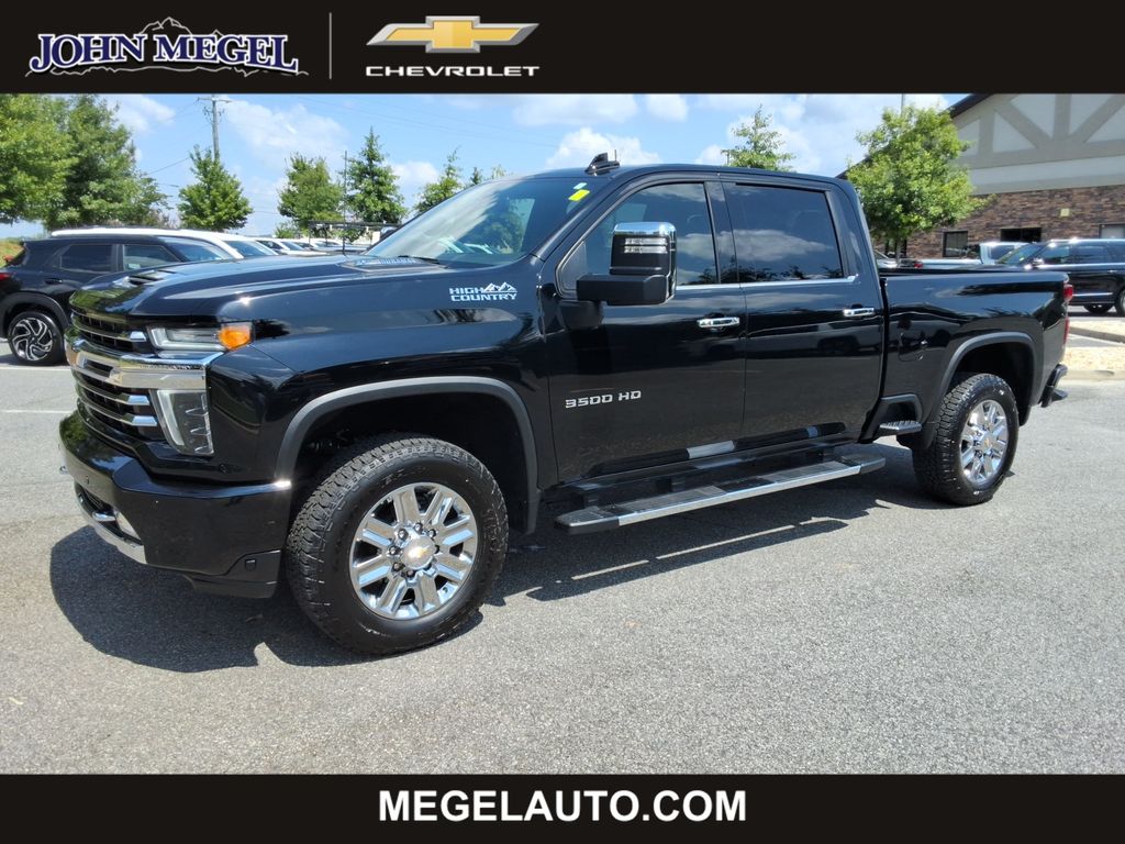 Black 2022 Chevrolet Silverado 3500HD Pickup Truck Four-Wheel Drive Automatic