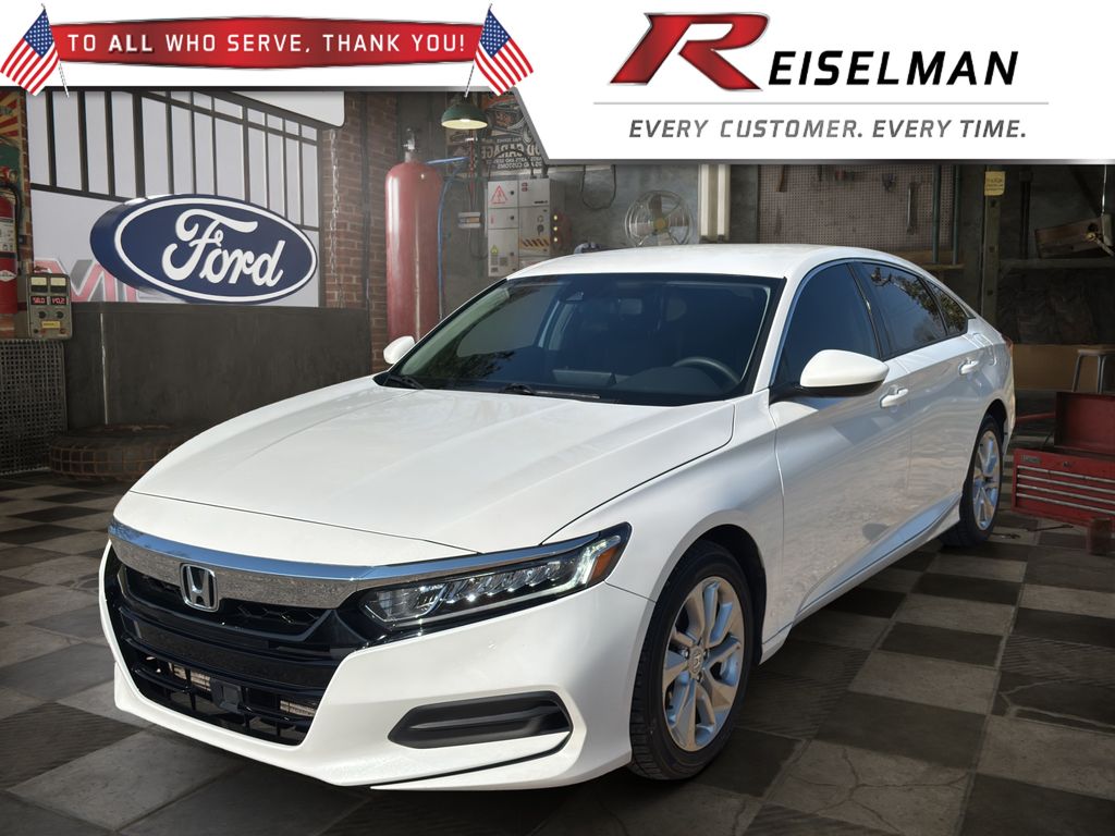 Platinum White Pearl 2020 Honda Accord 1.5T LX FWD Sedan Front-Wheel Drive Continuously Variable Transmission