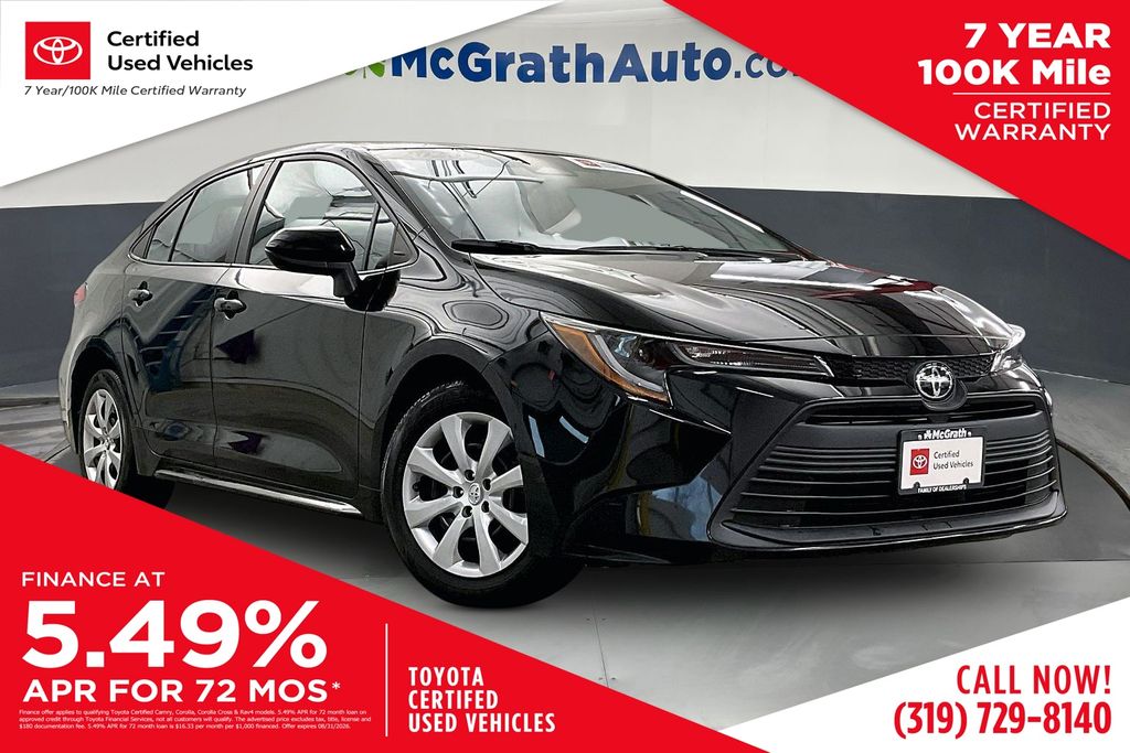 Midnight Black Metallic 2023 Toyota Corolla Sedan Front-Wheel Drive Continuously Variable Transmission