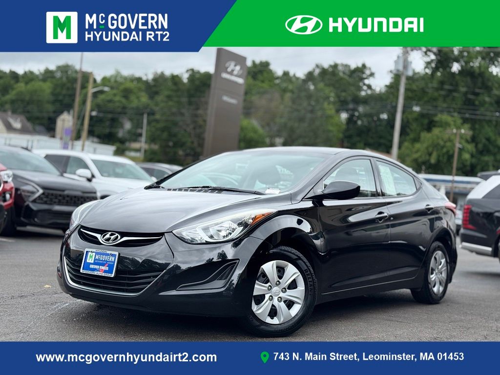 Phantom Black 2016 Hyundai Elantra Sedan Front-Wheel Drive 6-Speed Automatic