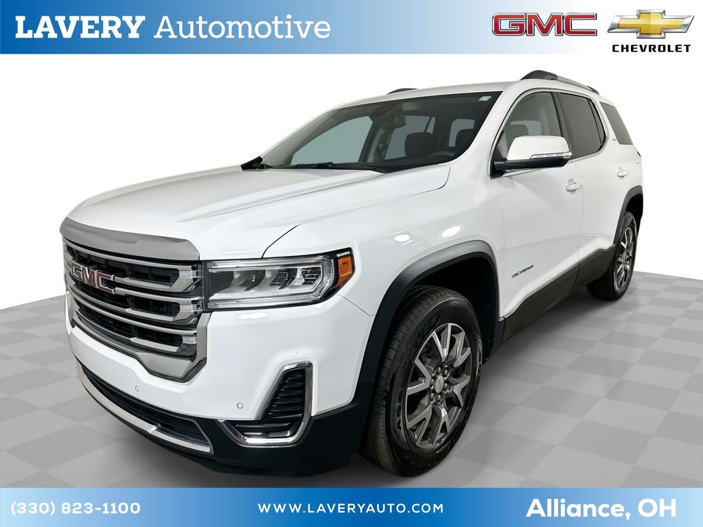 Summit White 2023 GMC Acadia SUV / Crossover Front-Wheel Drive 9-Speed Automatic