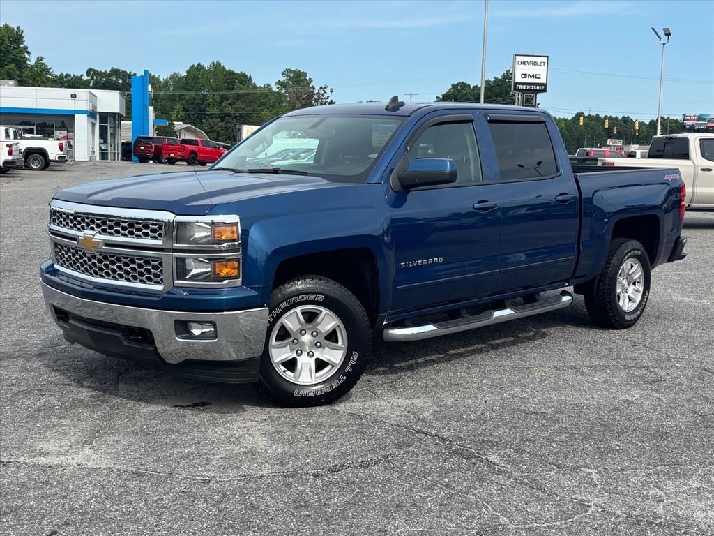 Deep Ocean Blue Metallic 2015 Chevrolet Silverado 1500 Pickup Truck Four-Wheel Drive 6-Speed Automatic Overdrive