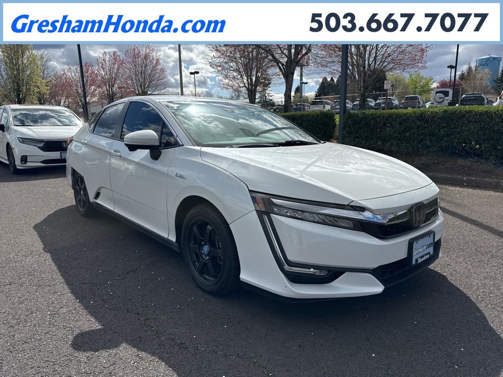 Platinum White Pearl 2019 Honda Clarity Hybrid Plug-In FWD Sedan Front-Wheel Drive Continuously Variable Transmission
