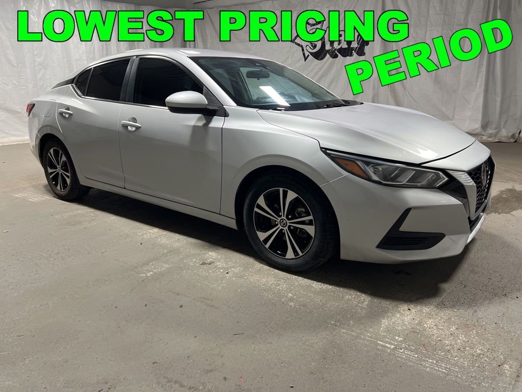 Brilliant Silver Metallic 2022 Nissan Sentra SV FWD Sedan Front-Wheel Drive Continuously Variable Transmission