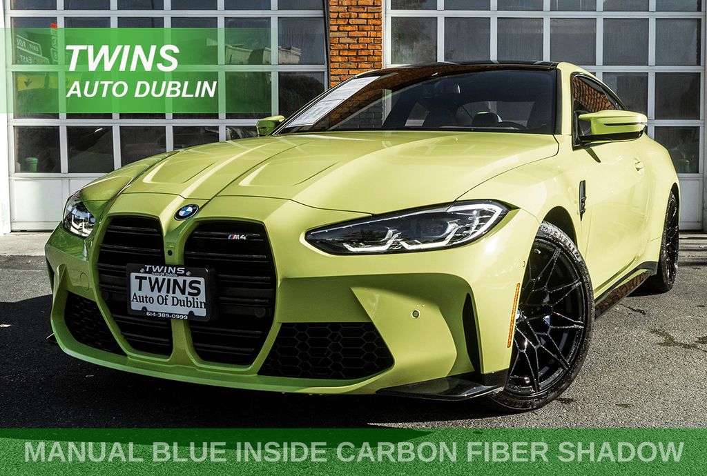 Sao Paulo Yellow 2024 BMW M4 Coupe Rear-Wheel Drive 6-Speed Manual