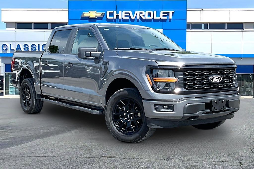 Gray Metallic 2025 Ford F-150 Pickup Truck Four-Wheel Drive Automatic