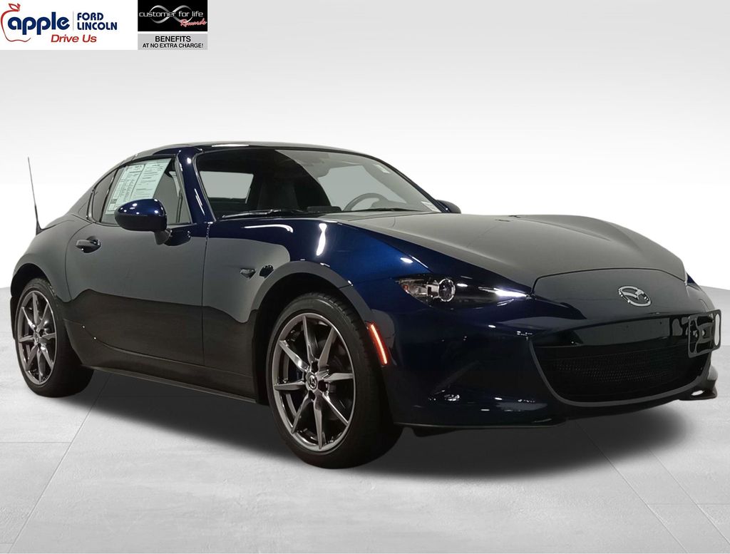 Red Crystal 2022 Mazda MX-5 Miata RF Grand Touring RWD Convertible Rear-Wheel Drive 6-Speed Manual