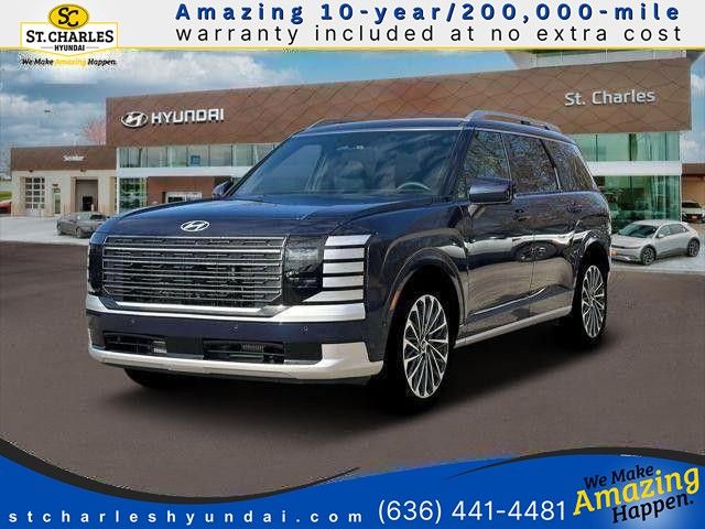 Classy Blue Pearl 2026 Hyundai Palisade Hybrid Calligraphy AWD SUV / Crossover All-Wheel Drive 6-Speed Automatic