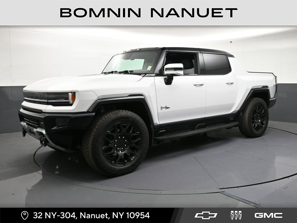 White 2025 GMC Hummer EV Pickup Pickup Truck All-Wheel Drive 1-Speed Automatic