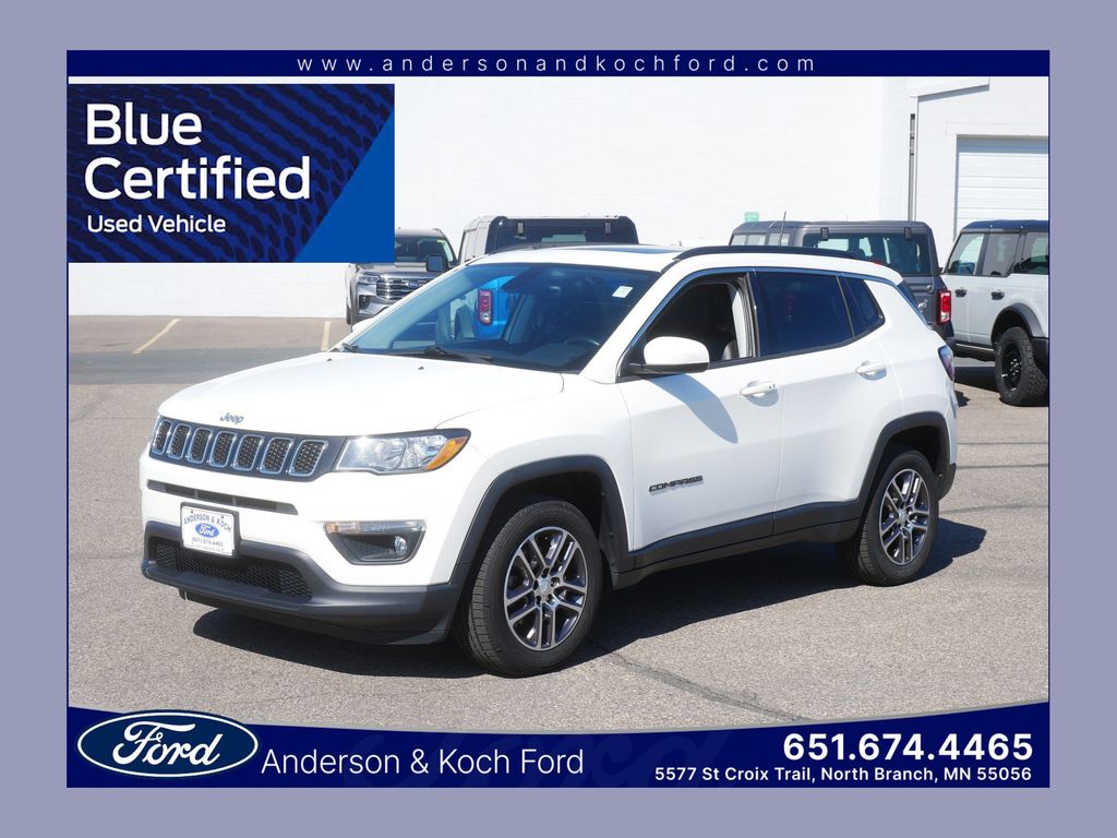 White Clearcoat 2017 Jeep Compass SUV / Crossover Four-Wheel Drive 9-Speed Automatic