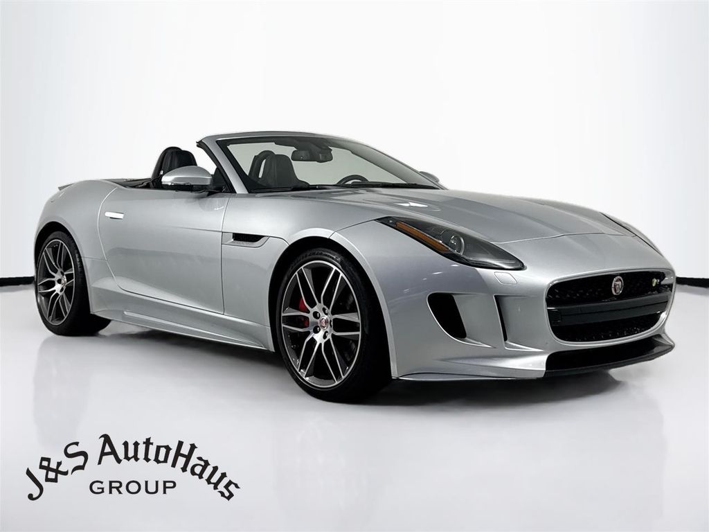 Silver 2016 Jaguar F-TYPE Convertible All-Wheel Drive 8-Speed Automatic