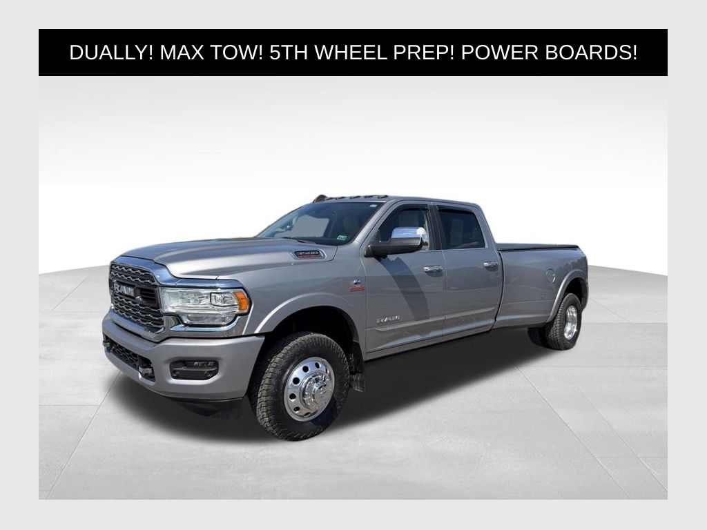 Billet Silver Metallic Clearcoat 2019 RAM 3500 Pickup Truck Four-Wheel Drive 6-Speed Automatic