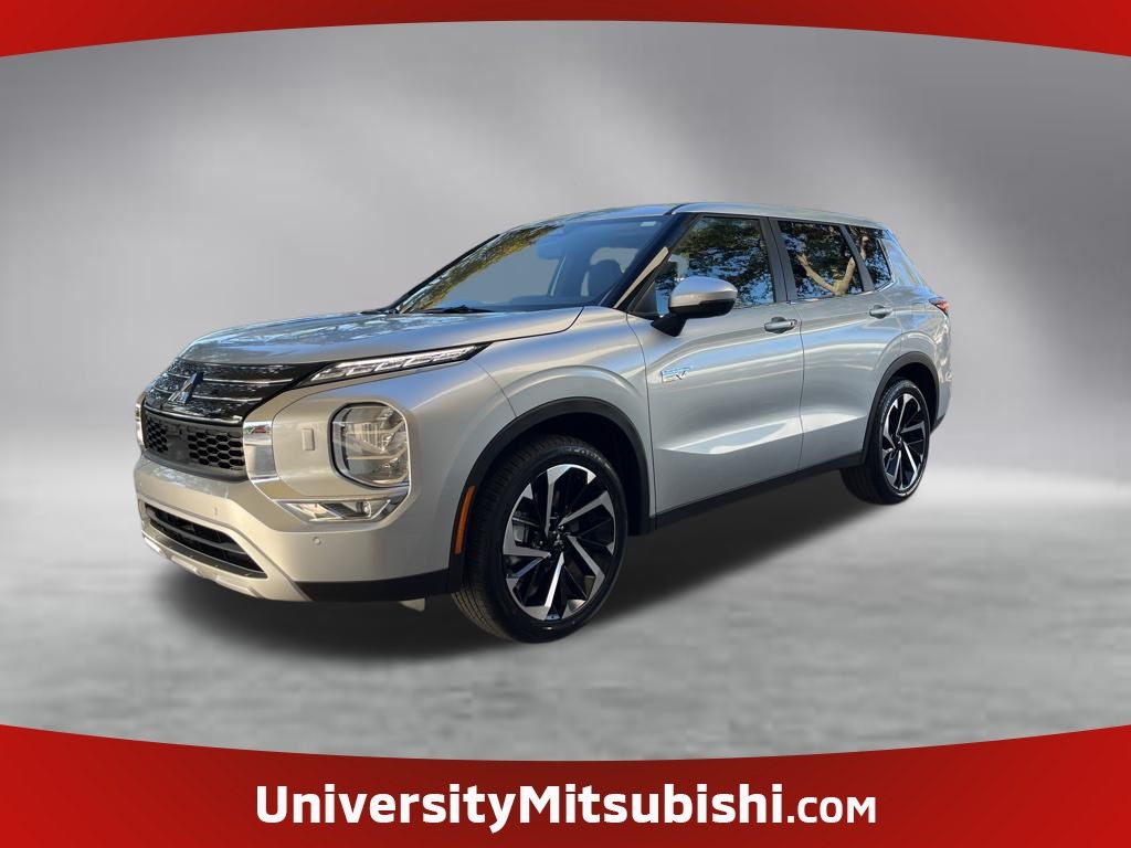 Silver Alloy 2025 Mitsubishi Outlander Hybrid Plug-in SE S-AWC SUV / Crossover All-Wheel Drive 1-Speed Automatic