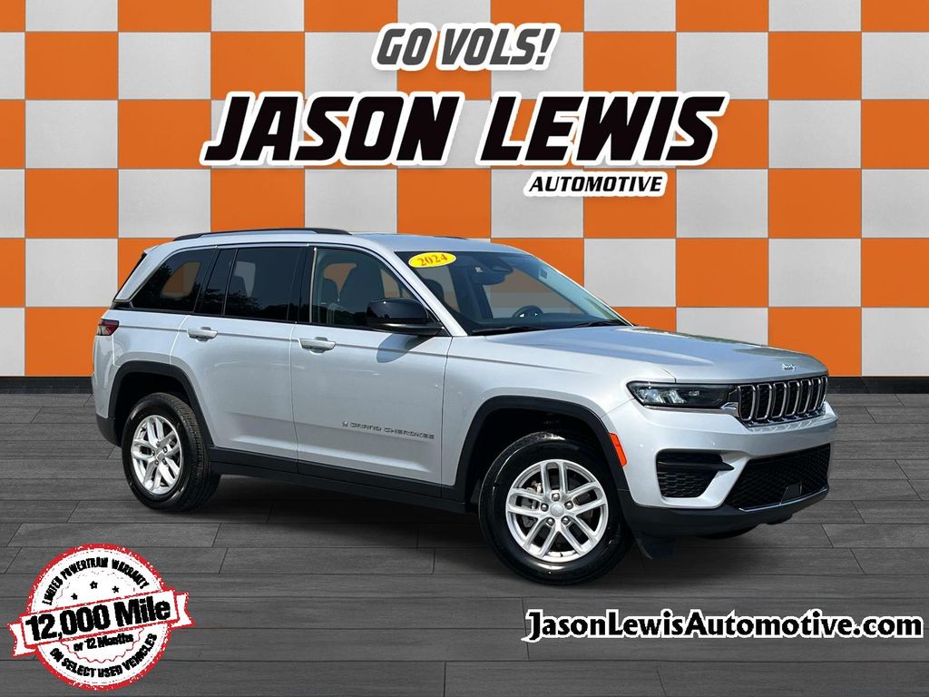 Silver 2024 Jeep Grand Cherokee SUV / Crossover Four-Wheel Drive 8-Speed Automatic