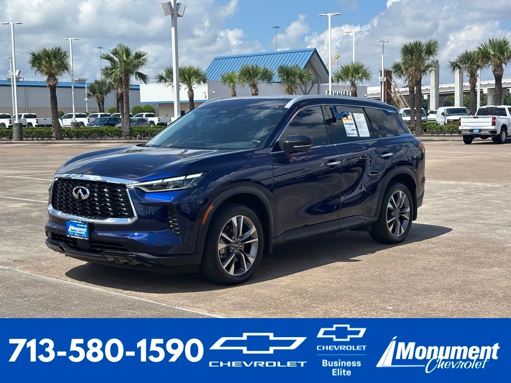 Grand Blue 2023 INFINITI QX60 SUV / Crossover Front-Wheel Drive 9-Speed Automatic