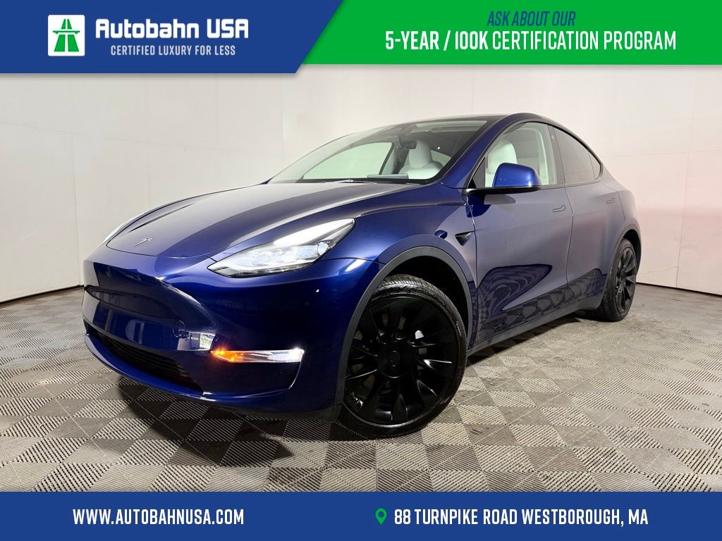 Blue 2023 Tesla Model Y Long Range AWD SUV / Crossover All-Wheel Drive 1-Speed Automatic