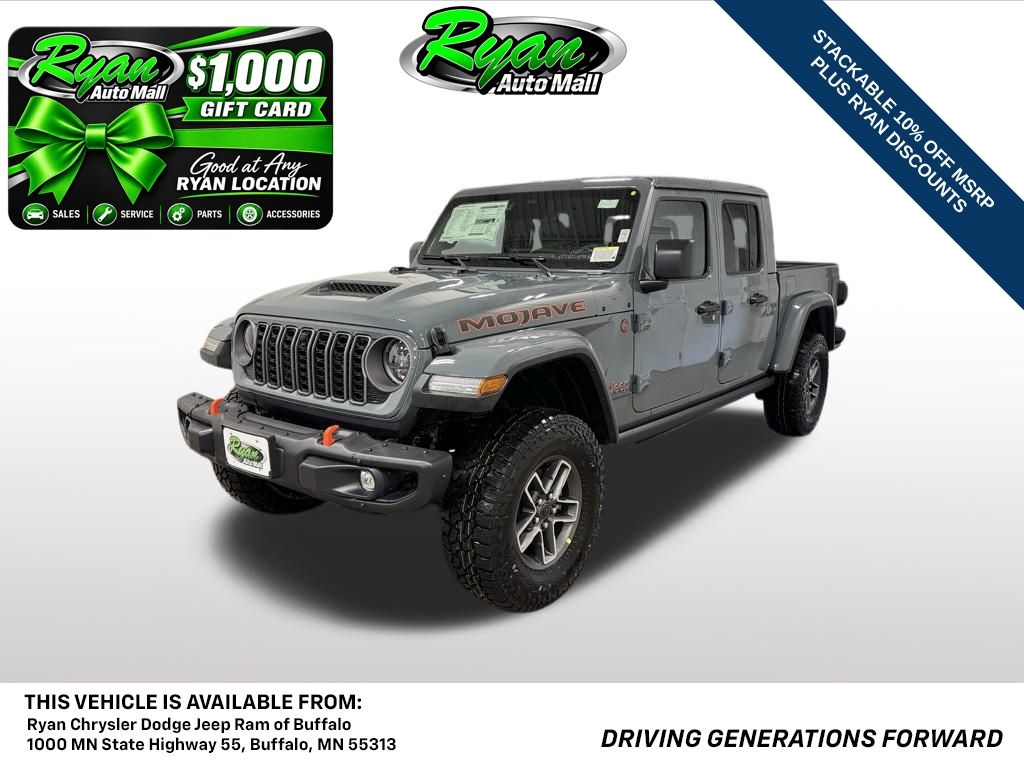 Anvil Clearcoat 2026 Jeep Gladiator Pickup Truck Four-Wheel Drive 8-Speed Automatic