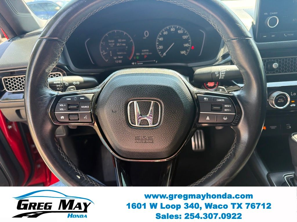 2025 Honda Civic Sport Red at Greg May Honda