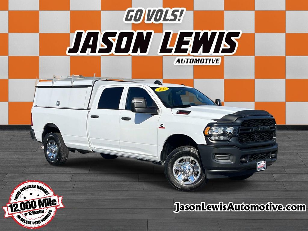 Bright White Clearcoat 2023 RAM 3500 Pickup Truck Four-Wheel Drive 6-Speed Automatic