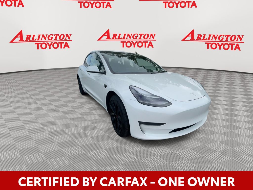 Used 2022 Tesla Model 3 Long Range with VIN 5YJ3E1EB0NF327392 for sale in Jacksonville, FL