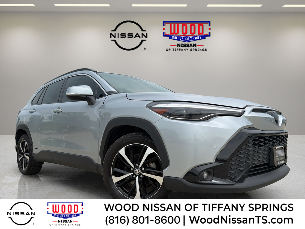 Sonic Silver 2023 Toyota Corolla Cross Hybrid SUV / Crossover All-Wheel Drive Continuously Variable Transmission