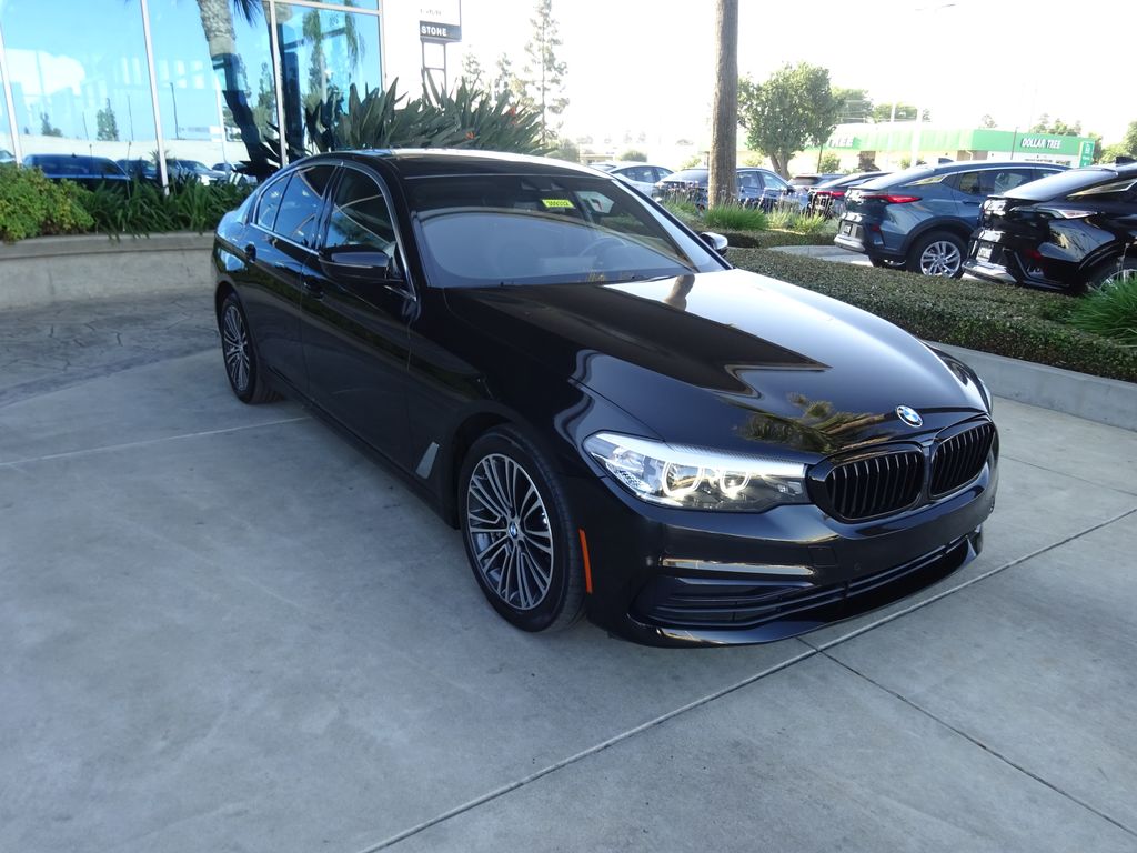 Jet Black 2019 BMW 5 Series Sedan Rear-Wheel Drive 8-Speed Automatic