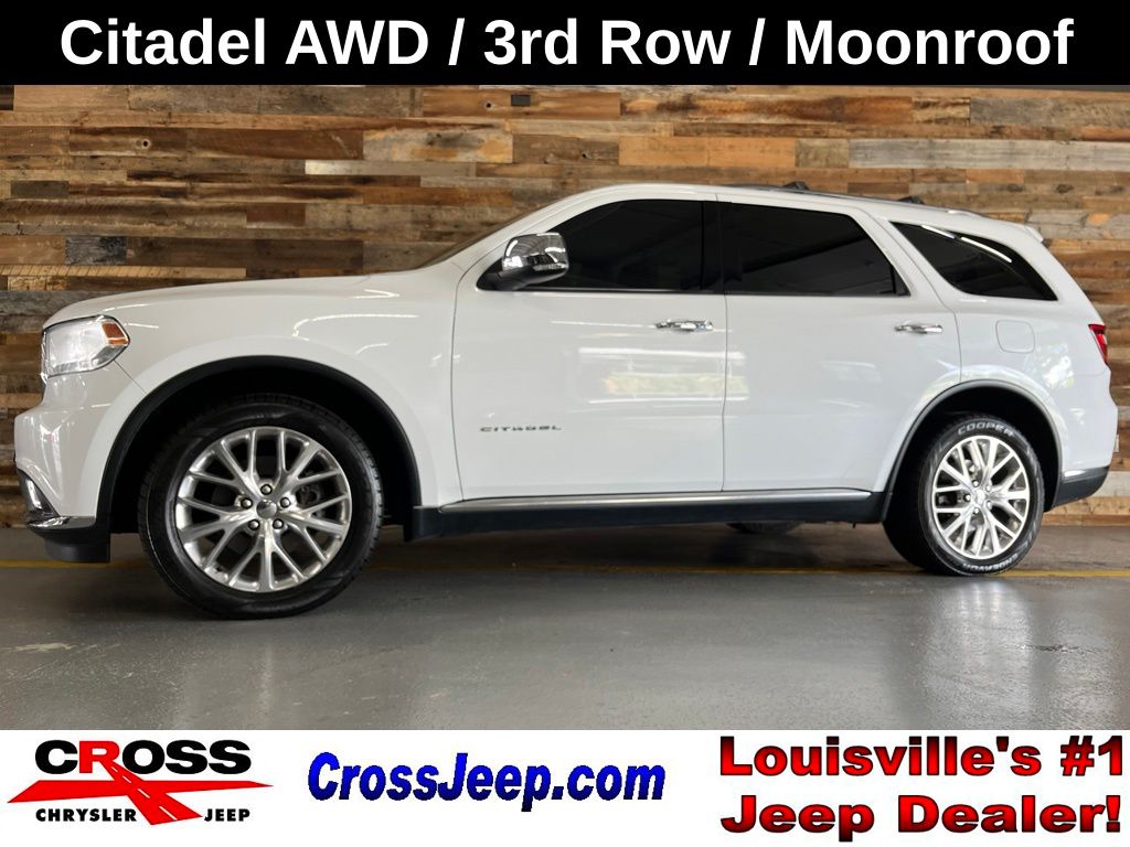 Bright White Clearcoat 2015 Dodge Durango SUV / Crossover All-Wheel Drive 8-Speed Automatic