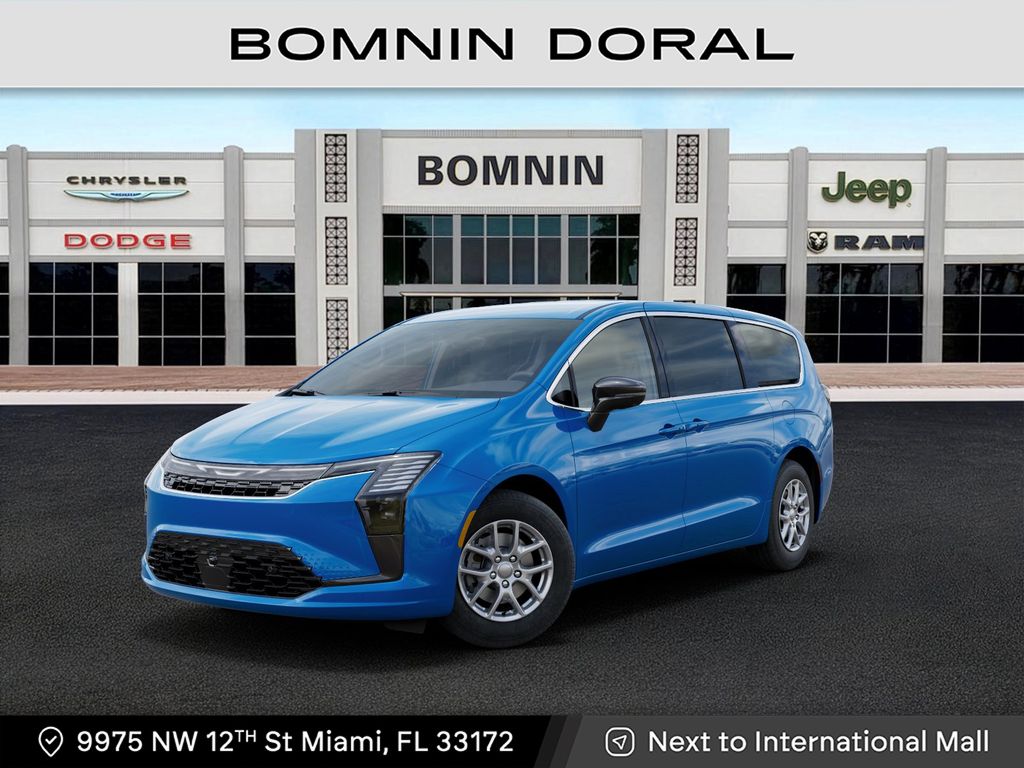 Blue 2027 Chrysler Pacifica Select FWD Minivan Front-Wheel Drive 9-Speed Automatic