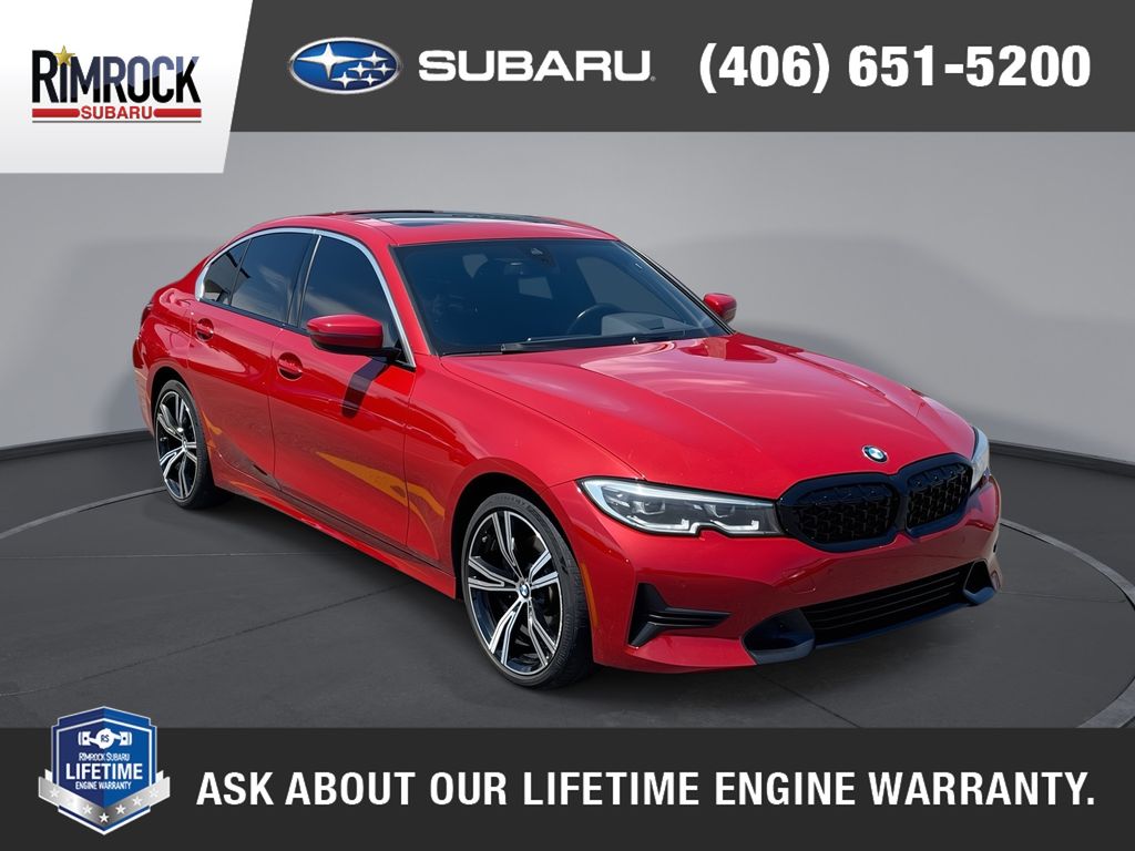 Melbourne Red Metallic 2021 BMW 3 Series Sedan All-Wheel Drive 8-Speed Automatic