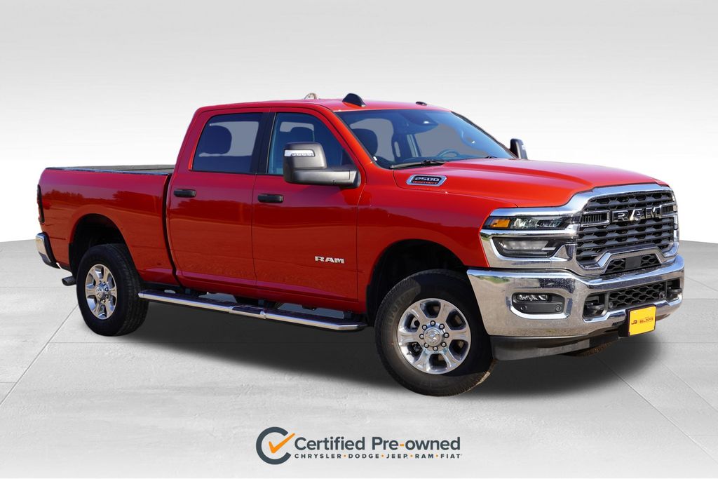 Flame Red Clearcoat 2026 RAM 2500 Pickup Truck Four-Wheel Drive 8-Speed Automatic