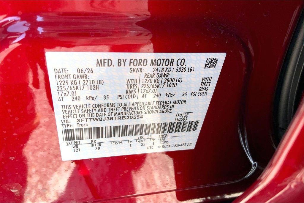 New 2026 Red Ford XLT image 13