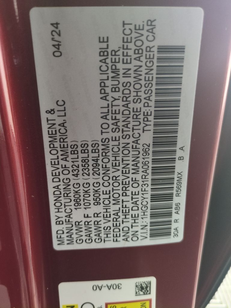 Used 2024 Honda Accord For Sale in Fort Wayne, IN