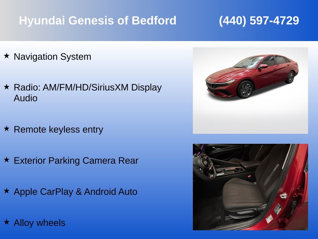 Used 2024 Hyundai Elantra For Sale in Bedford, OH