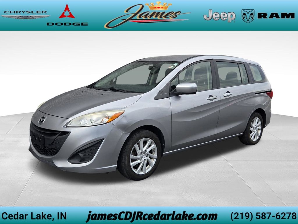 Liquid Silver Metallic 2012 Mazda MAZDA5 Sport Minivan Front-Wheel Drive 5-Speed Automatic Overdrive