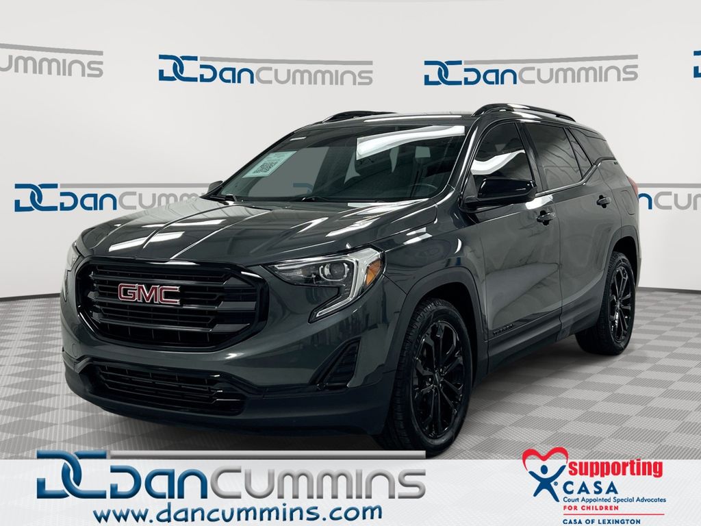 Graphite Gray Metallic 2020 GMC Terrain SLE FWD SUV / Crossover Front-Wheel Drive 9-Speed Automatic