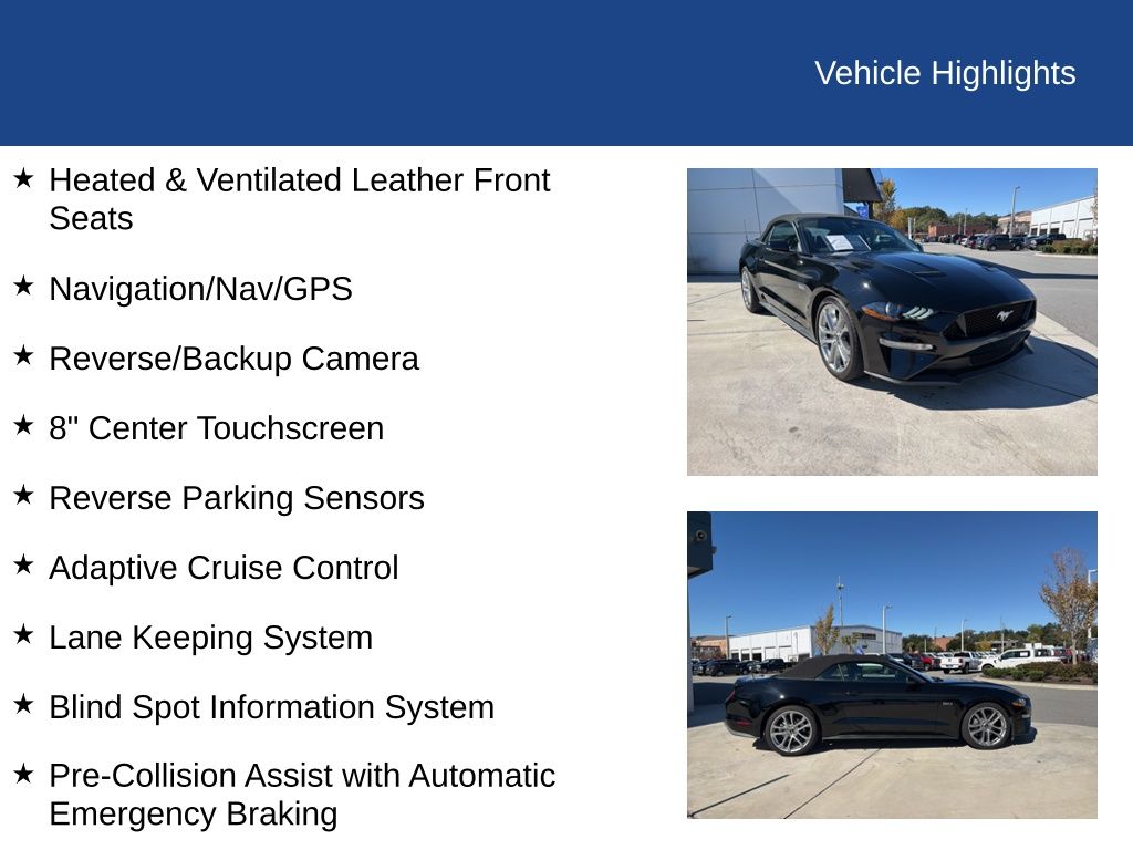 2022 Ford Mustang GT Premium Convertible