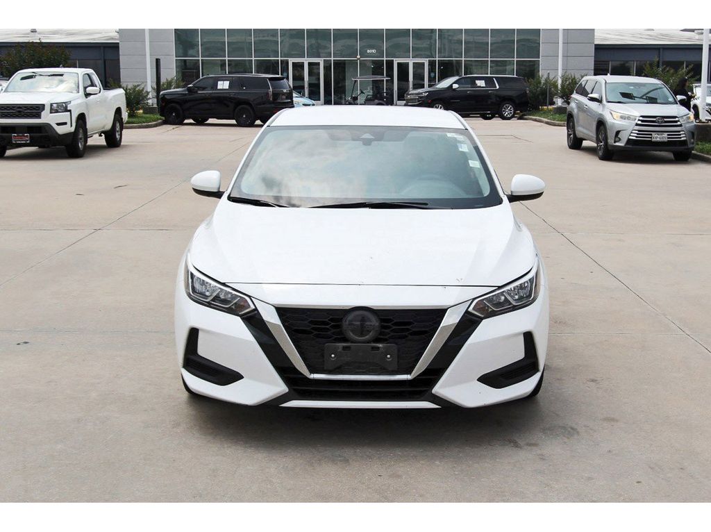 2022 Nissan Sentra S White at Central Houston Nissan