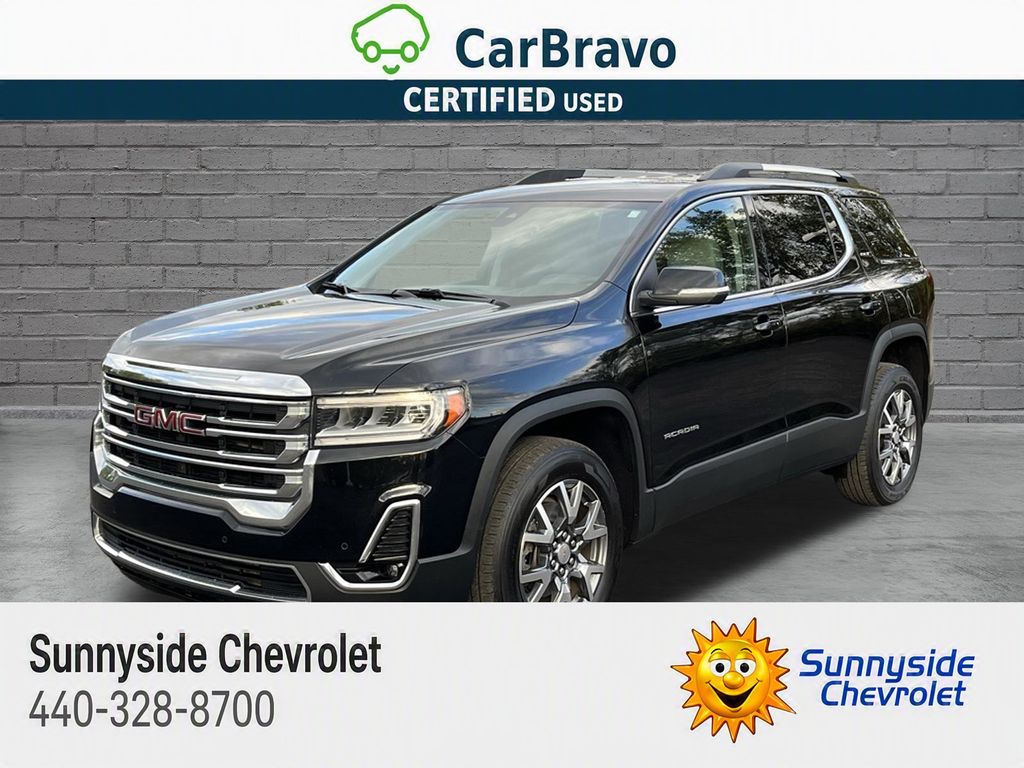 Black (Ebony Twilight Metallic) 2023 GMC Acadia SUV / Crossover Front-Wheel Drive 9-Speed Automatic