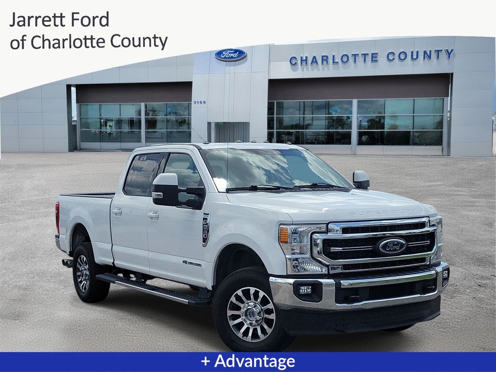 Oxford White 2021 Ford F-250 Super Duty Pickup Truck Four-Wheel Drive Automatic