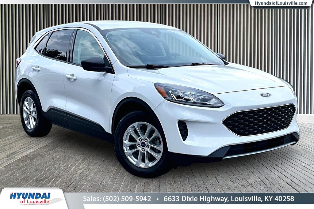 Oxford White 2022 Ford Escape Hybrid SUV / Crossover All-Wheel Drive Continuously Variable Transmission