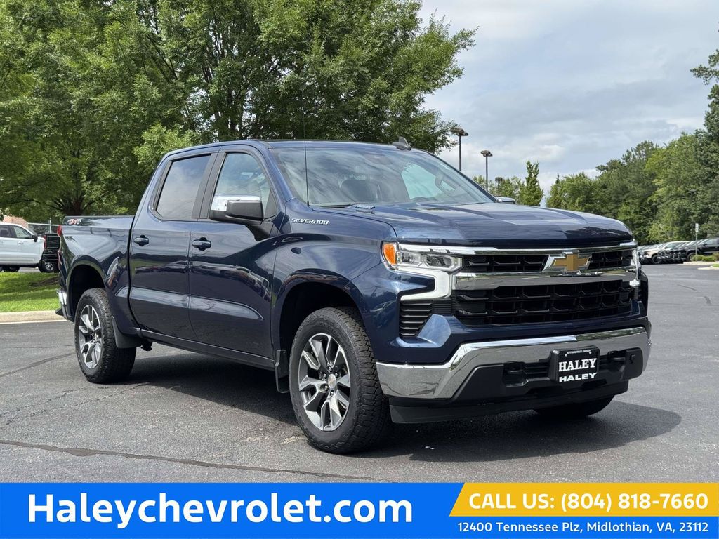 Northsky Blue Metallic 2023 Chevrolet Silverado 1500 Pickup Truck Four-Wheel Drive Automatic