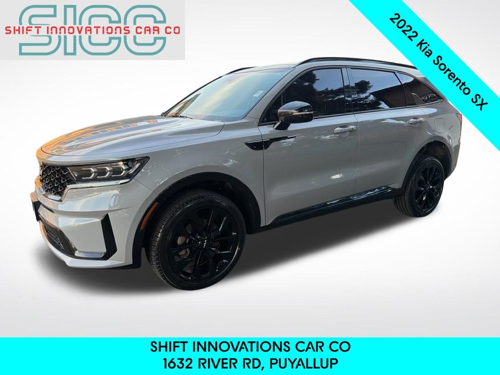 Wolf Gray 2022 Kia Sorento SX AWD SUV / Crossover All-Wheel Drive 8-Speed Dual Clutch