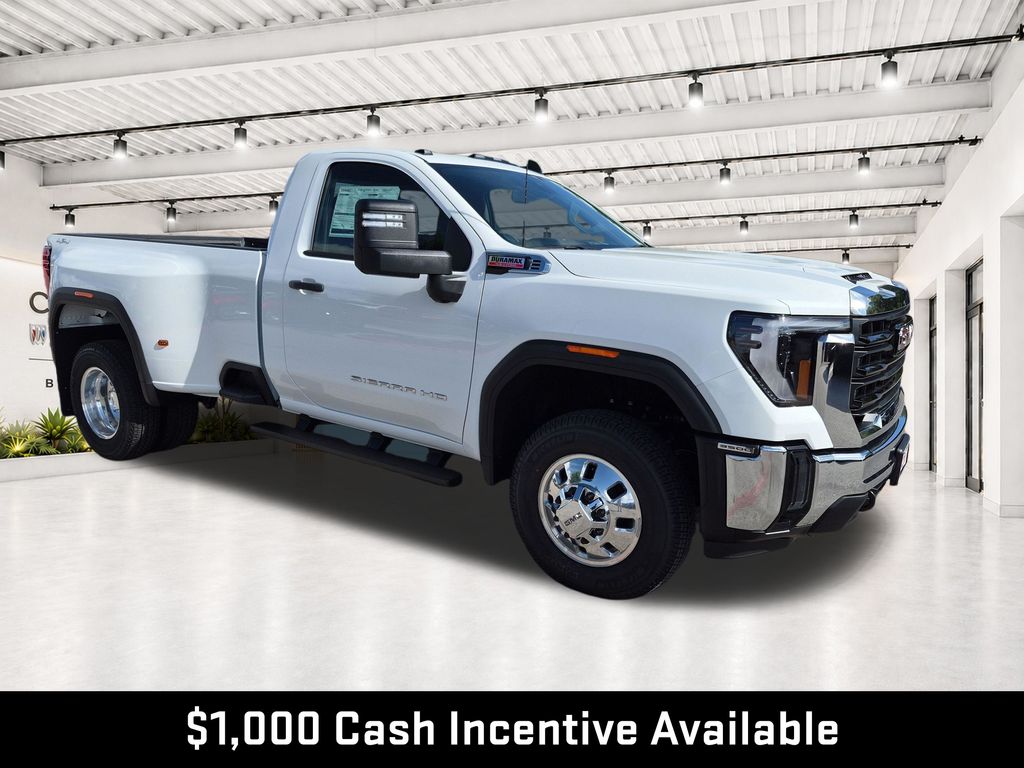 Summit White 2026 GMC Sierra 3500HD Pickup Truck Four-Wheel Drive Automatic