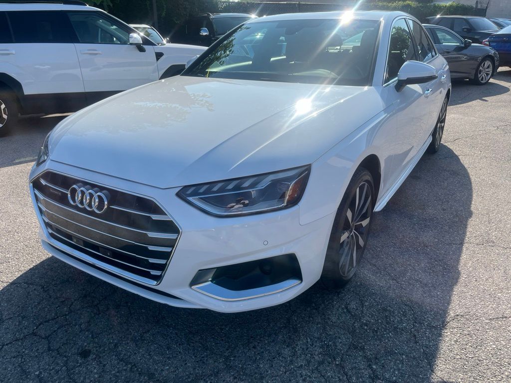 Ibis White 2023 Audi A4 Sedan All-Wheel Drive 7-Speed Automatic