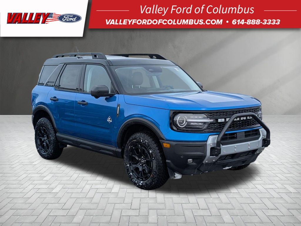 Velocity Blue Metallic 2025 Ford Bronco Sport SUV / Crossover All-Wheel Drive 8-Speed Automatic